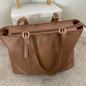 Large Tan Tory Burch Tote